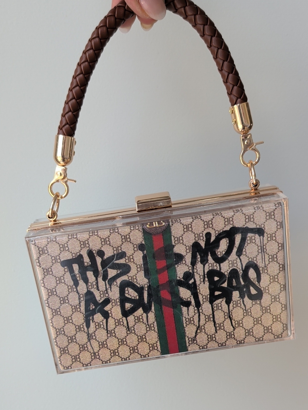 This Is Not A Gucci Bag. This Is Wearable Art by Reluxe Collectif!!! ❤️ - Picture 1 of 7